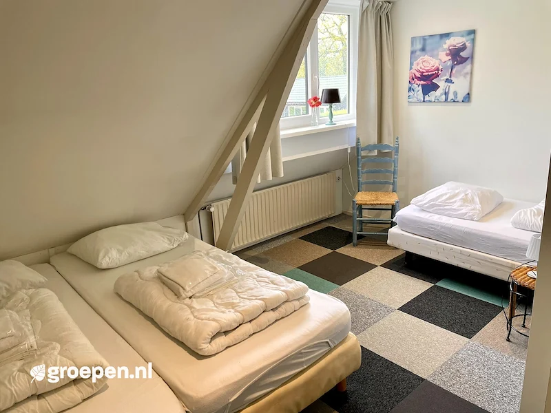 Groepsaccommodatie-Norg-Nederland-52-personen-NOR-956.jpg, 1-persoonsbed