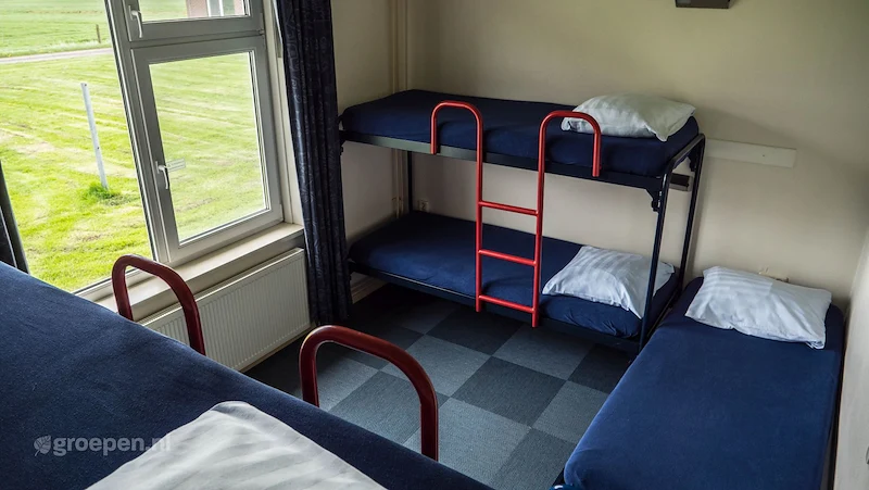 Groepsaccommodatie Lemmer Nederland voor 126 personen WDS-1046, bedden Groepsaccommodatie Lemmer Nederland voor 126 personen WDS-1046, bedden