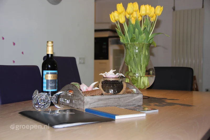 Groepsaccommodatie-Nederland-Limburg-Ulestraten-8-personen-ULE-0034-B, eettafel Groepsaccommodatie-Nederland-Limburg-Ulestraten-8-personen-ULE-0034-B, eettafel