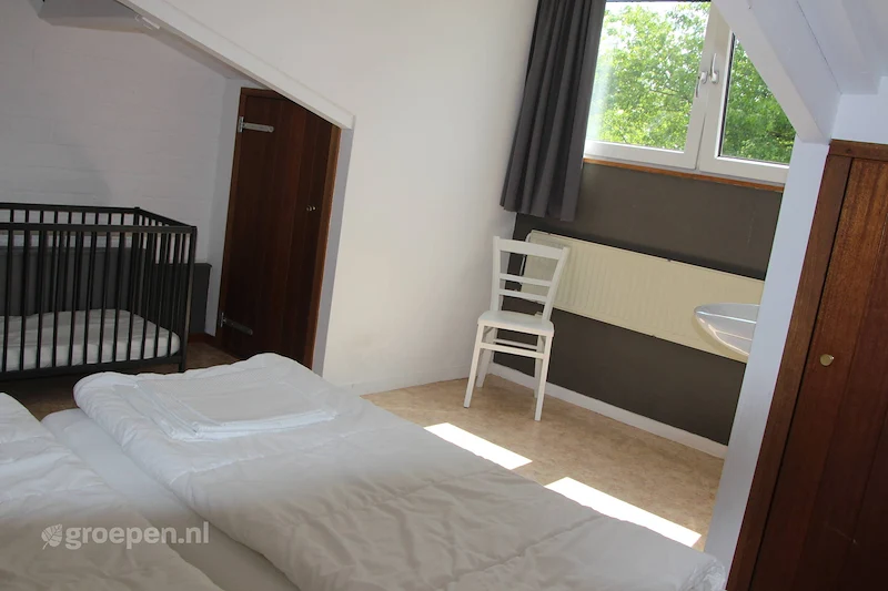 Groepsaccommodatie-Nederland-Limburg-Ulestraten-8-personen-ULE-0034-B, slaapkamer,bed Groepsaccommodatie-Nederland-Limburg-Ulestraten-8-personen-ULE-0034-B, slaapkamer,bed