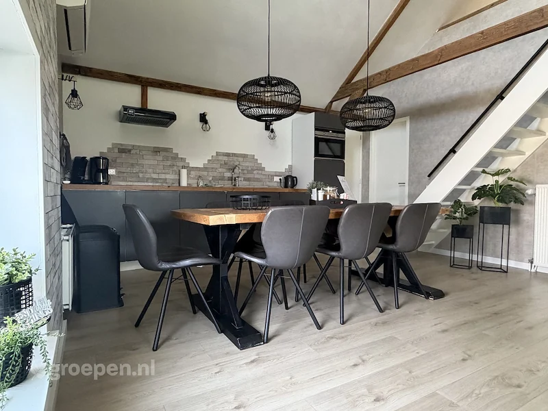 Groepsaccommodatie-Nederland-Streefkerk-18 personen-STR-3274--09.jpg, Eettafel Groepsaccommodatie-Nederland-Streefkerk-18 personen-STR-3274--09.jpg, Eettafel