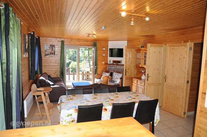 Groepsaccommodatie-Belgie-Ardennen-La-Roche-en-Ardenne-8 personen-ARO-5610--11.jpg, Eettafel, woonkamer